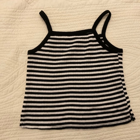 Old Navy black & white tank top size M (8) - Picture 1 of 4